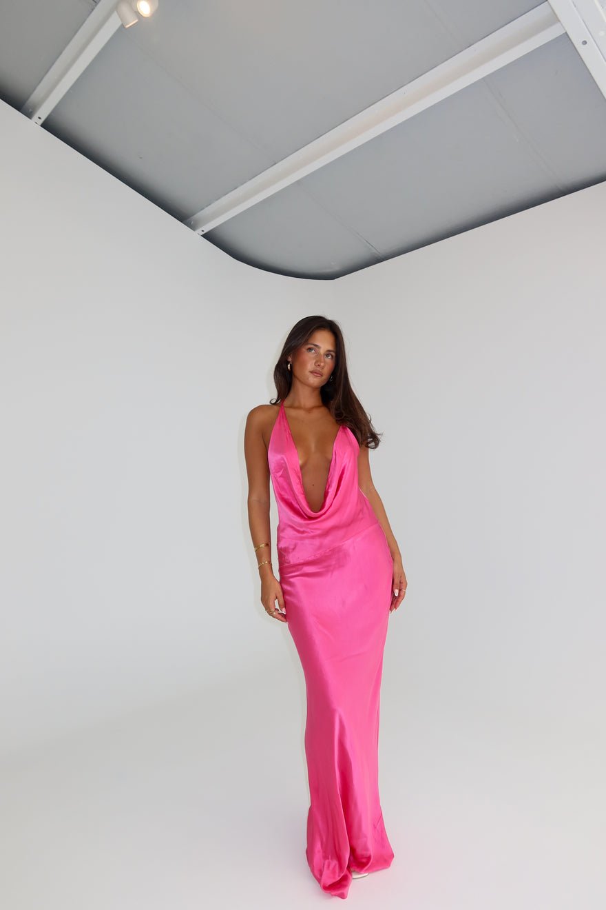 Natalie Rolt Gabi Gown Hot Pink photo 3