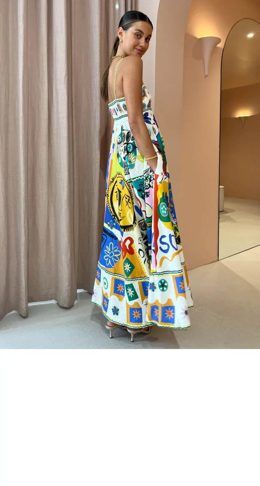 Alemais Soleil Dress Print Size 8 photo 2