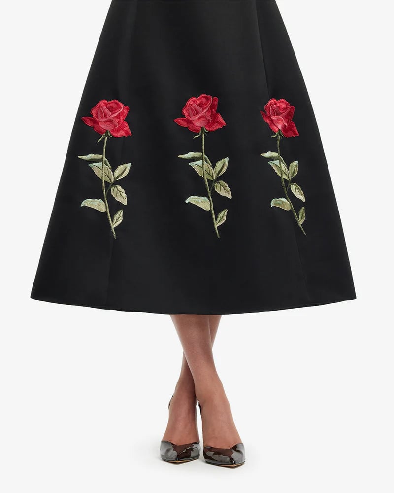 Leo Lin Caroline Embroidered Midi Dress photo 2