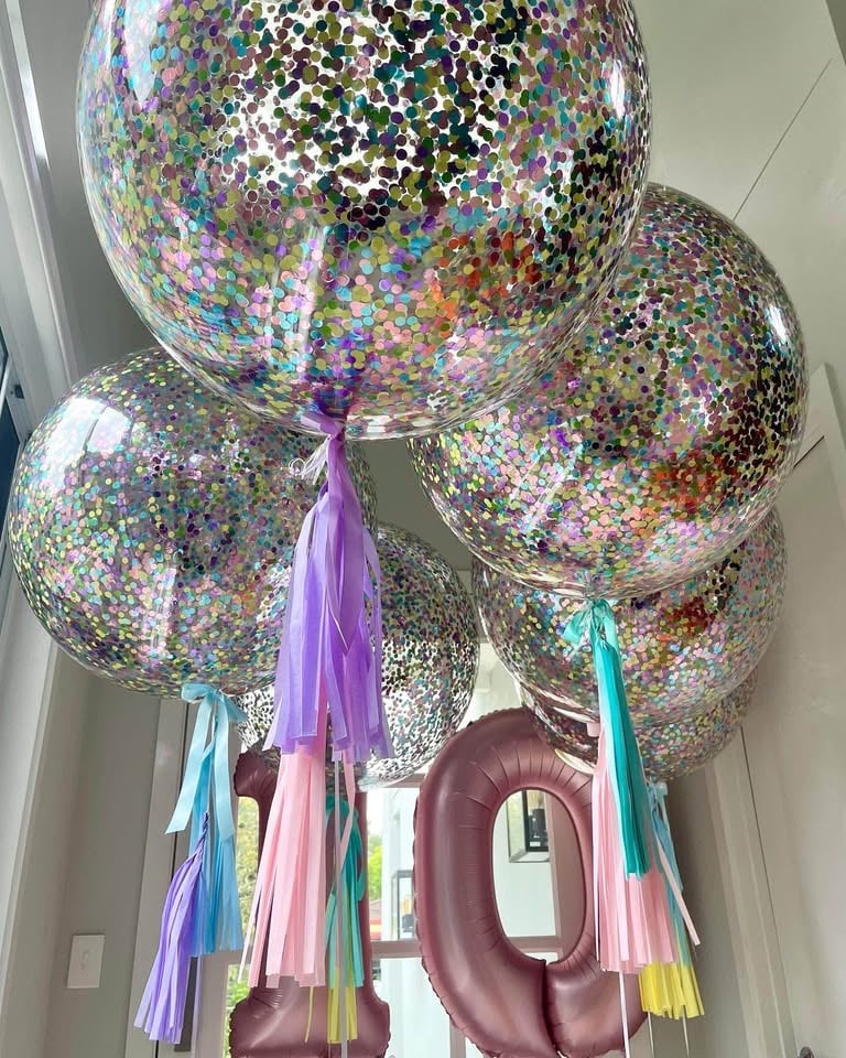 Balloon garlands, helium balloons and backdrop hire. BRISBANE. photo 6