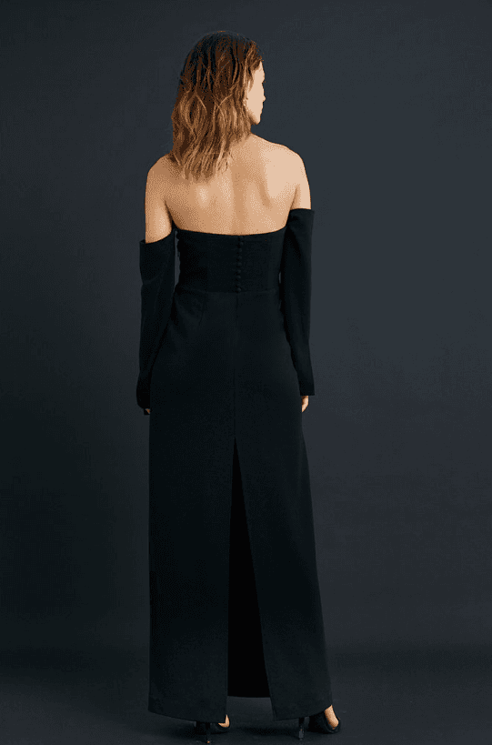 FRIEND OF AUDREY Formal Split Gown photo 3
