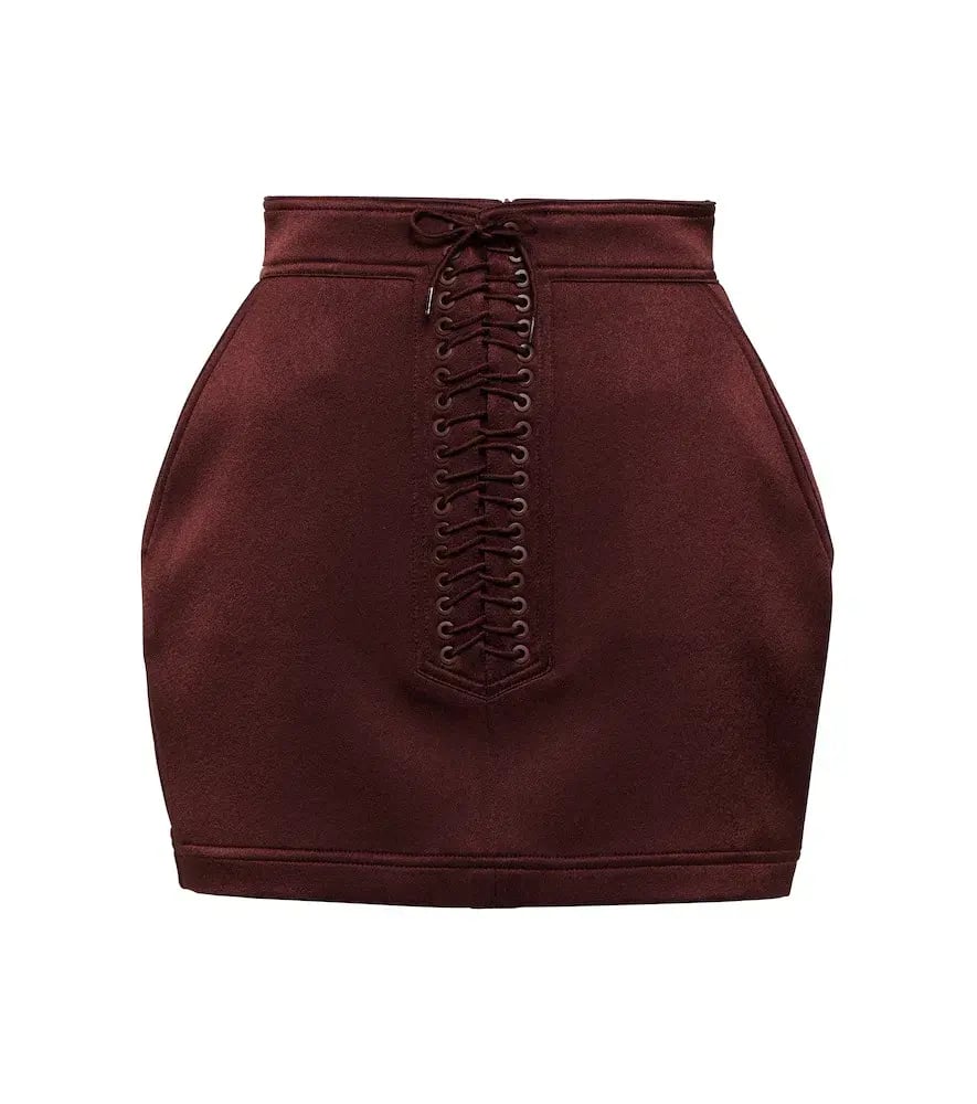 Alex Perry Spence Mini Skirt & Dane Bra Top Set Chocolate Size 8 photo 5