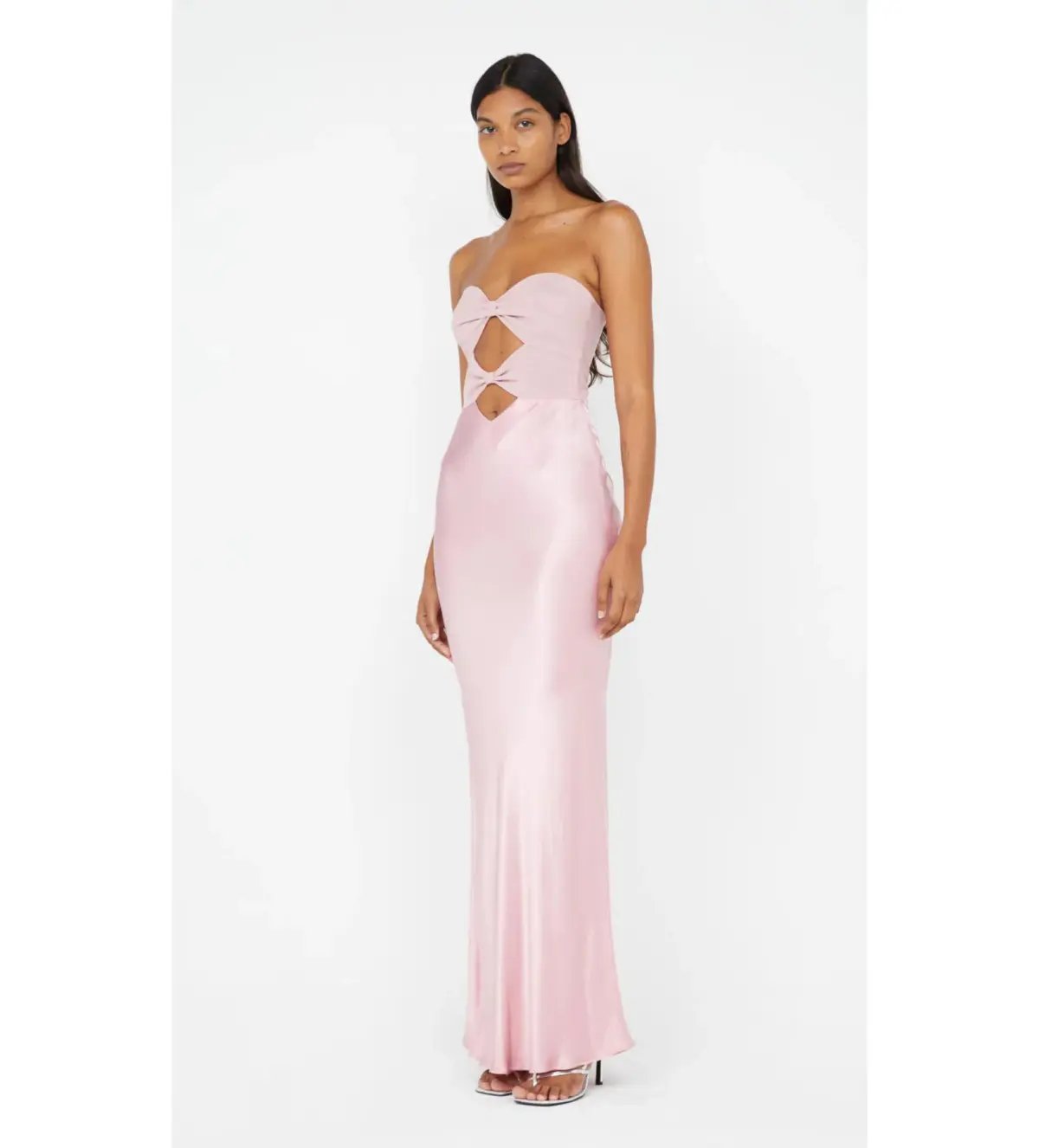 Bec & Bridge Halle Strapless Gown in Dusty Pink Size 10 photo 2