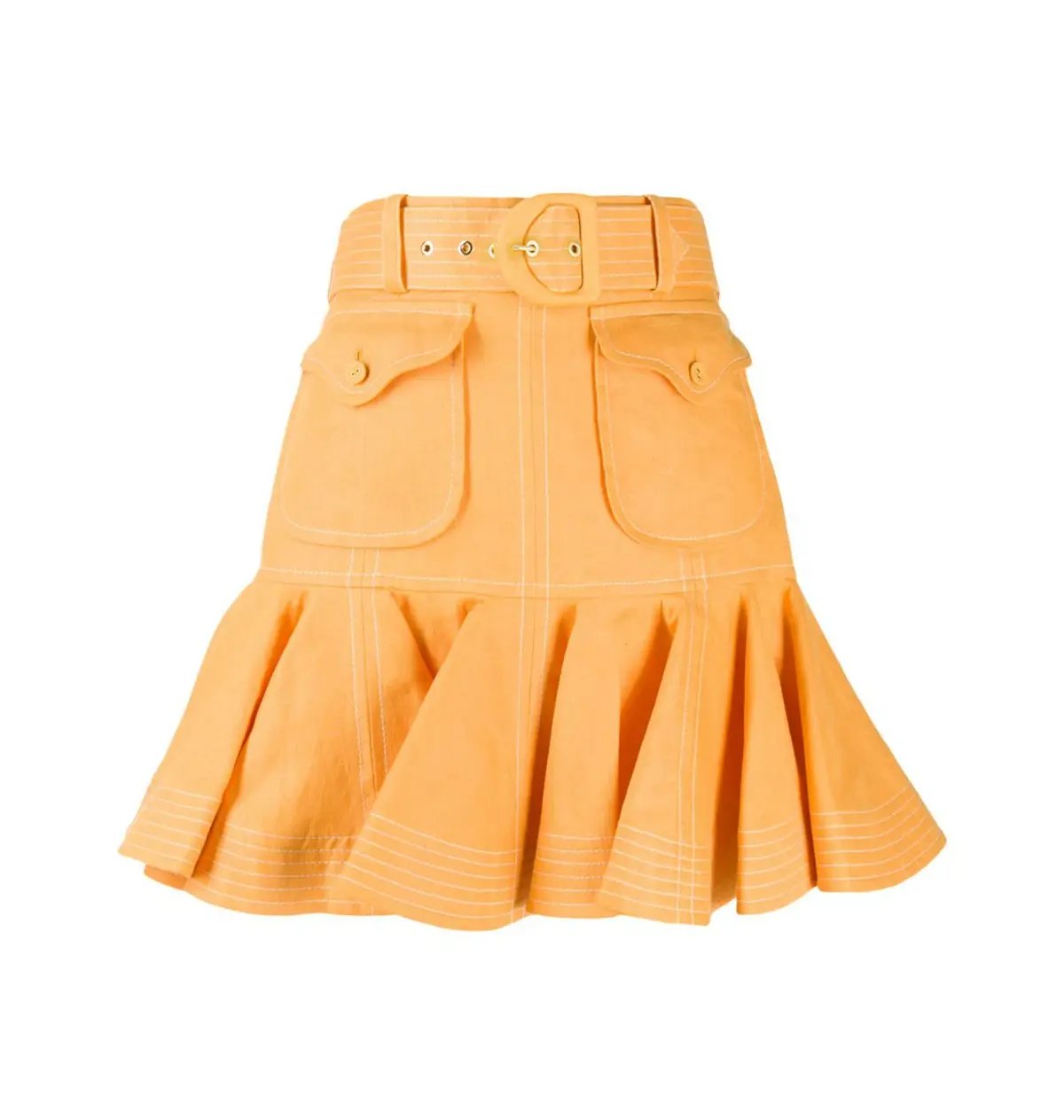 Zimmermann Super Eight Safari Skirt Yellow Size 2 / AU photo 5
