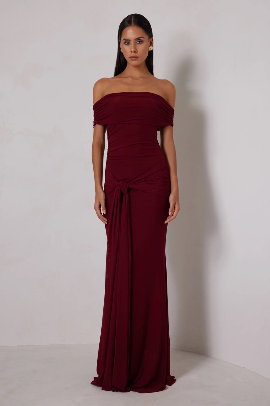 Elle Zeitoune Saylor Dress - Wine photo 3