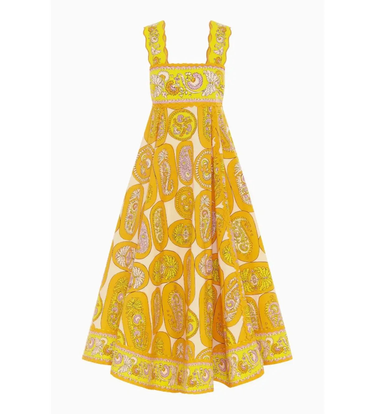 Alemais Diana Summer Dress Yellow Floral Size AU 8 photo 6