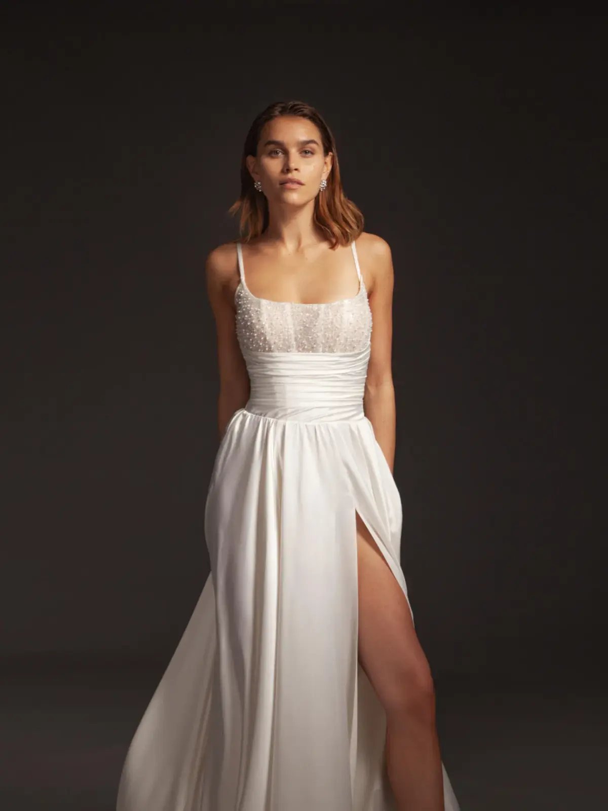 Galia Lahav Tammy Corset Wedding Dress  Ivory Size 8 photo 3