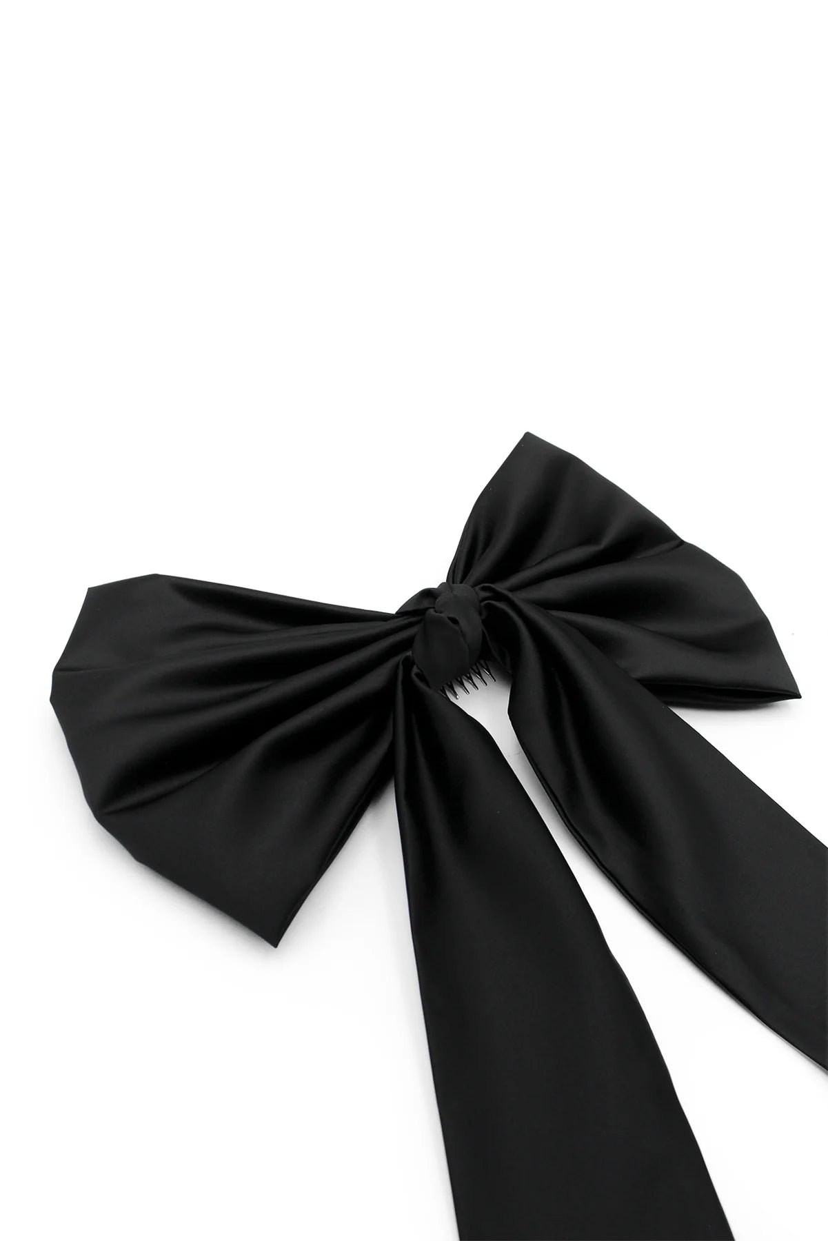 MORGAN & TAYLOR CARMEN OVERSIZED BOW - BLACK photo 6