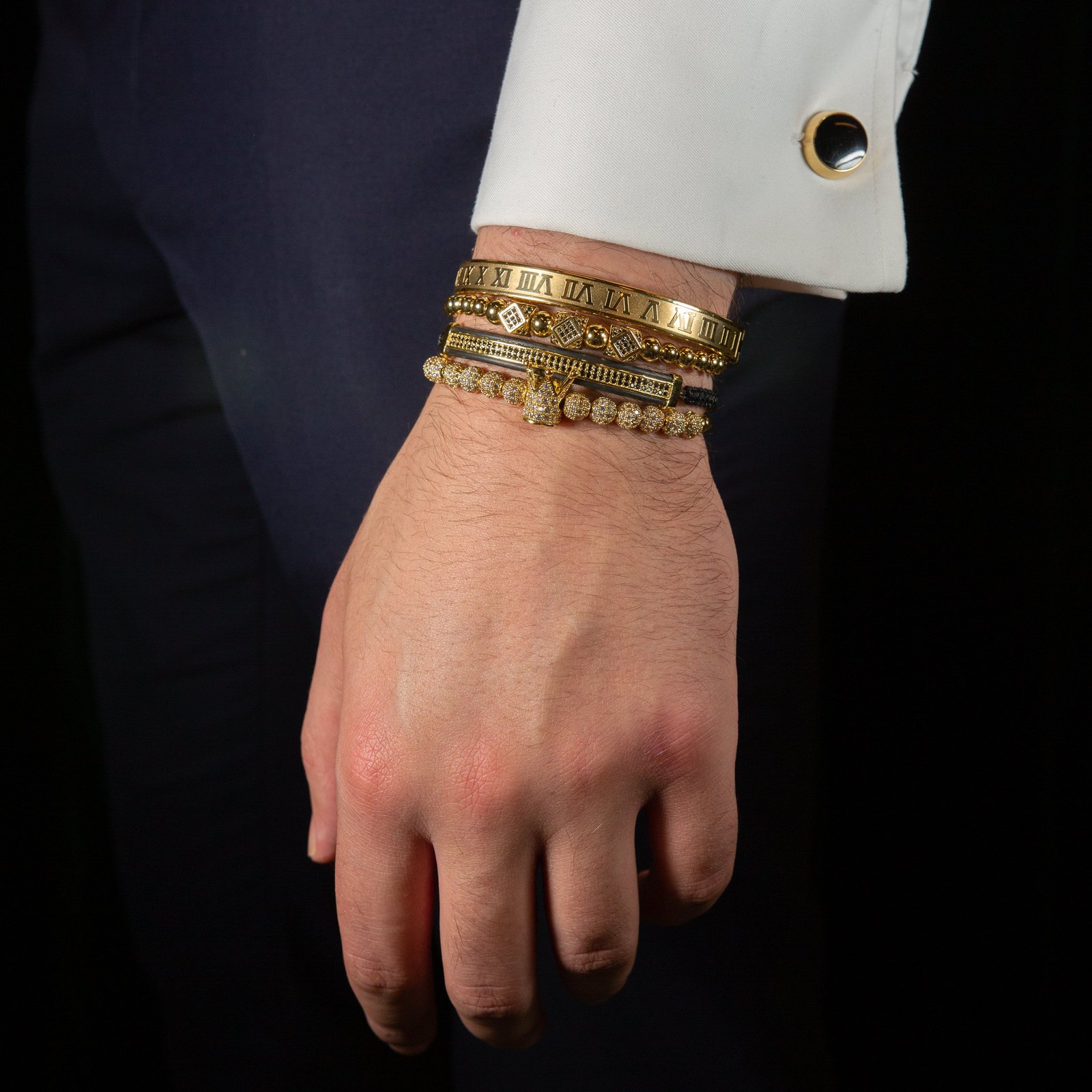 F With The King Bracelet - Gold photo 6