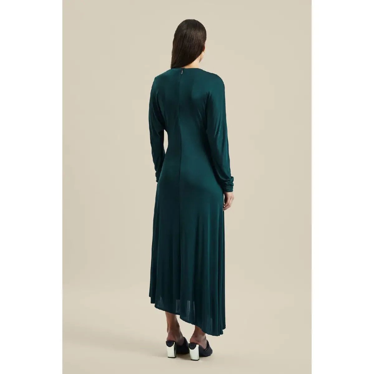 Ginger & Smart Coalesce Twist Front Dress Forest Green Size XS / Au 6 photo 3