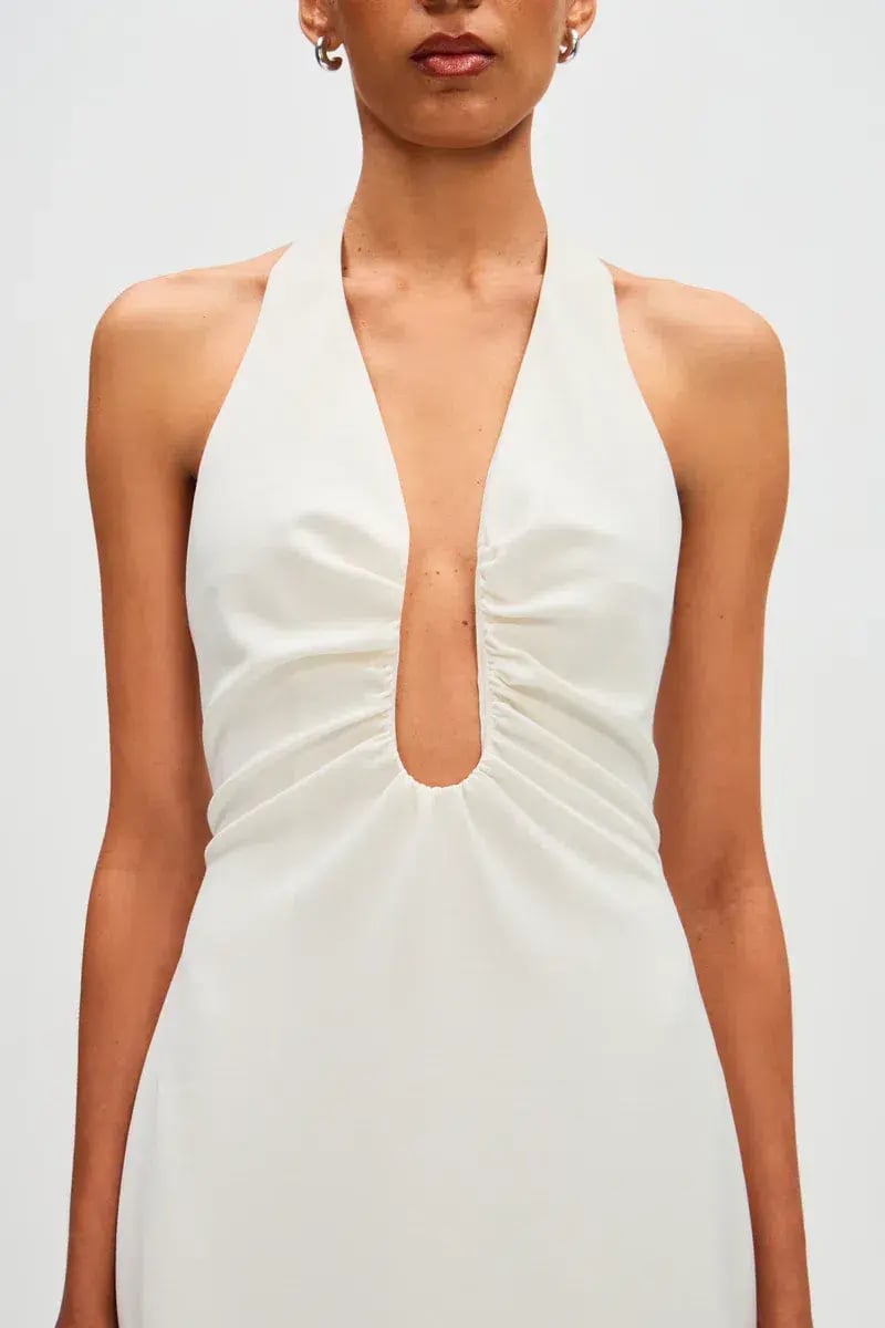 Misha Collection Alusia Dress Ivory Size 6/XS photo 2