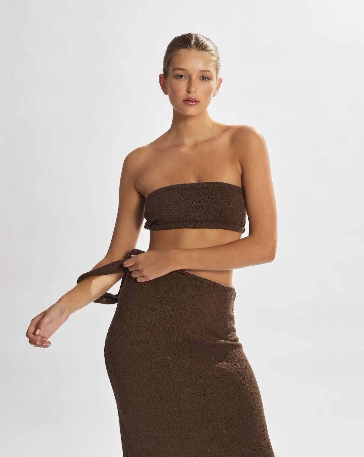 Natalie Rolt Anastasia Mini Dress in Espresso Size 1 / AU 8 photo 2
