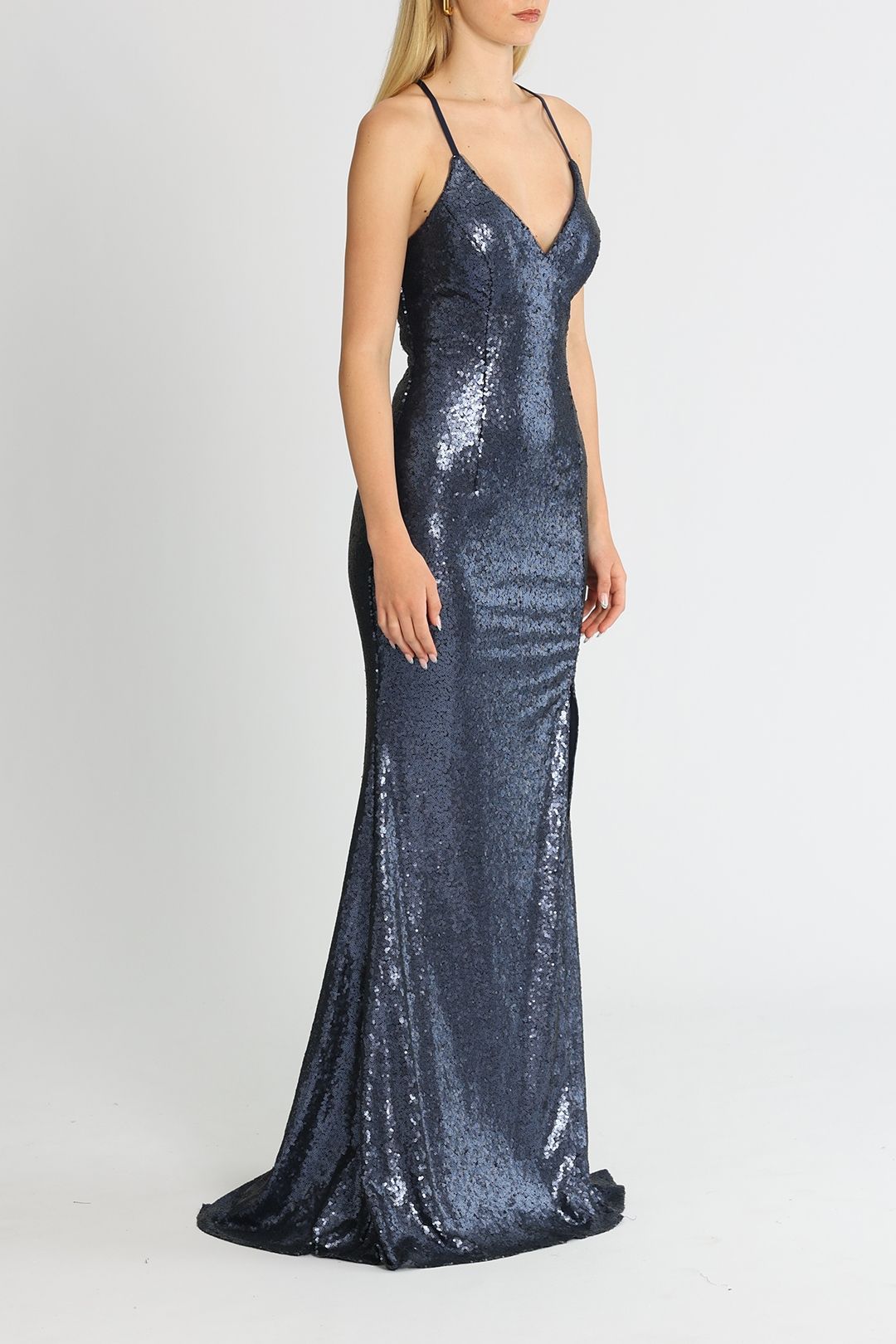 India Gown Navy photo 2