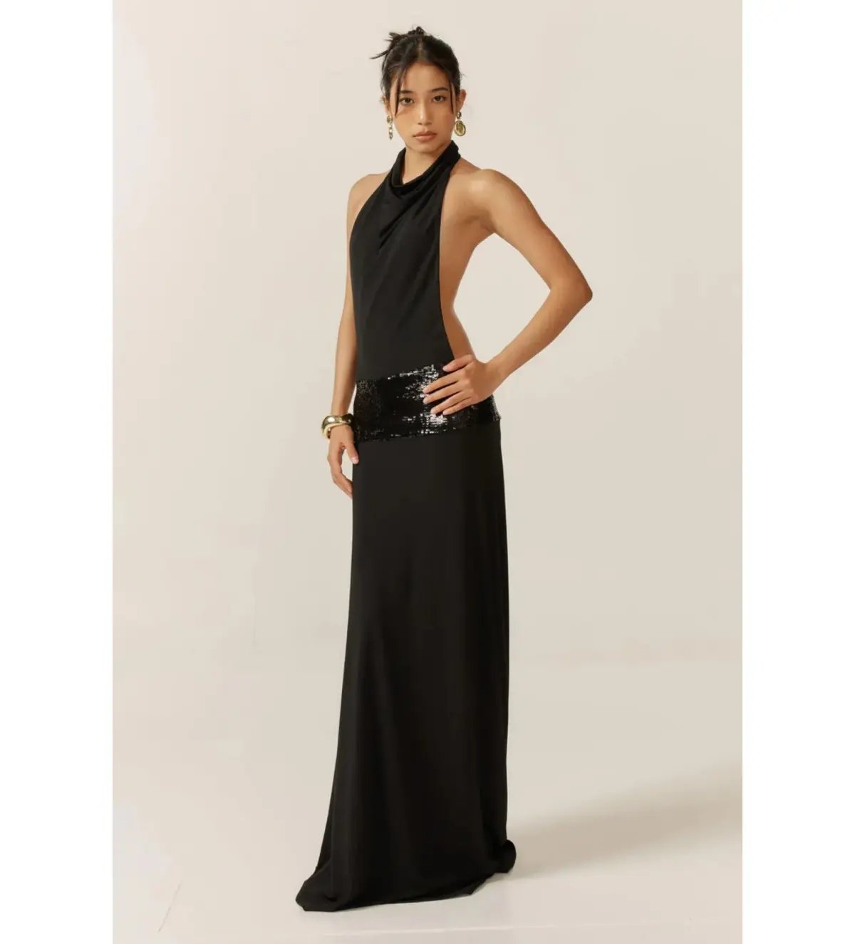 Ance Gria Adele Gown Black Size AU 8 photo 2
