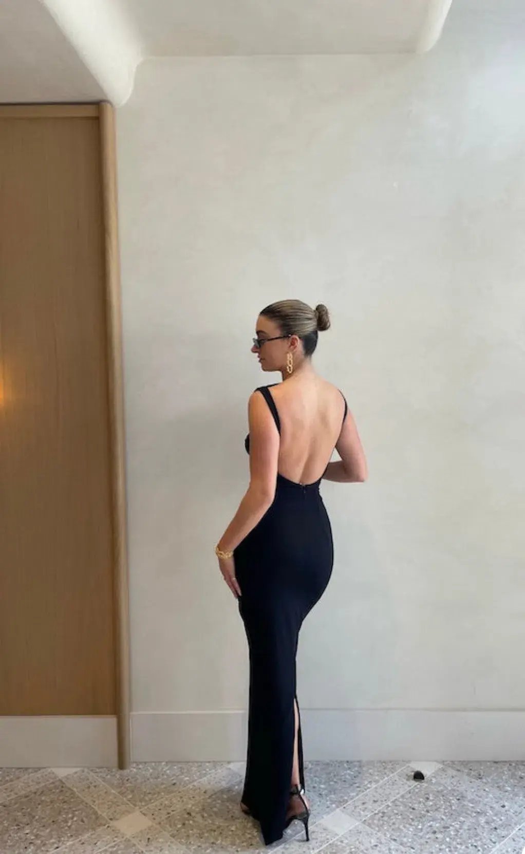 Effie Kats Verona Gown in Black Size 6 photo 4
