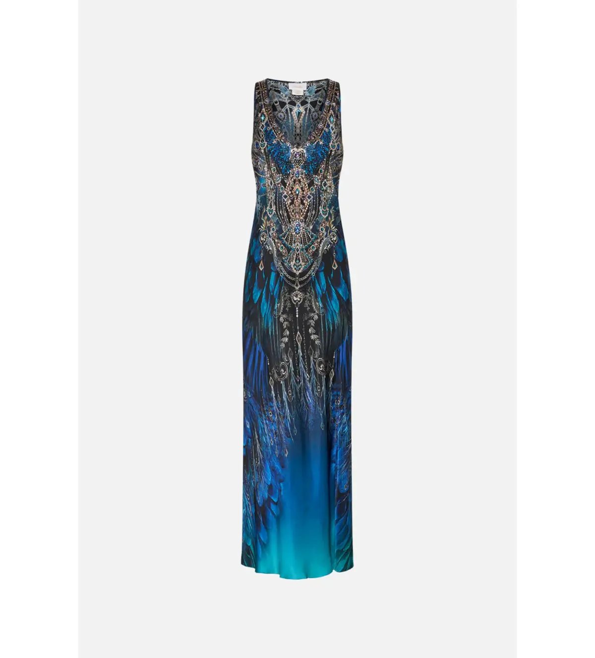 Camilla Bias Cut Tank Dress in Ground Control Size S / AU 10 photo 5