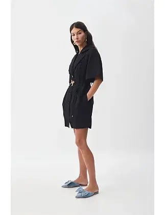 AJE Ana Mini Dress Black Size 8/S photo 9
