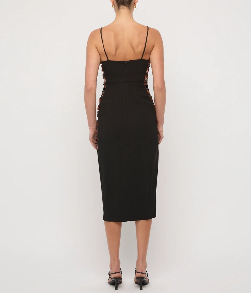 St Agni Link Detail Dress Black photo 3