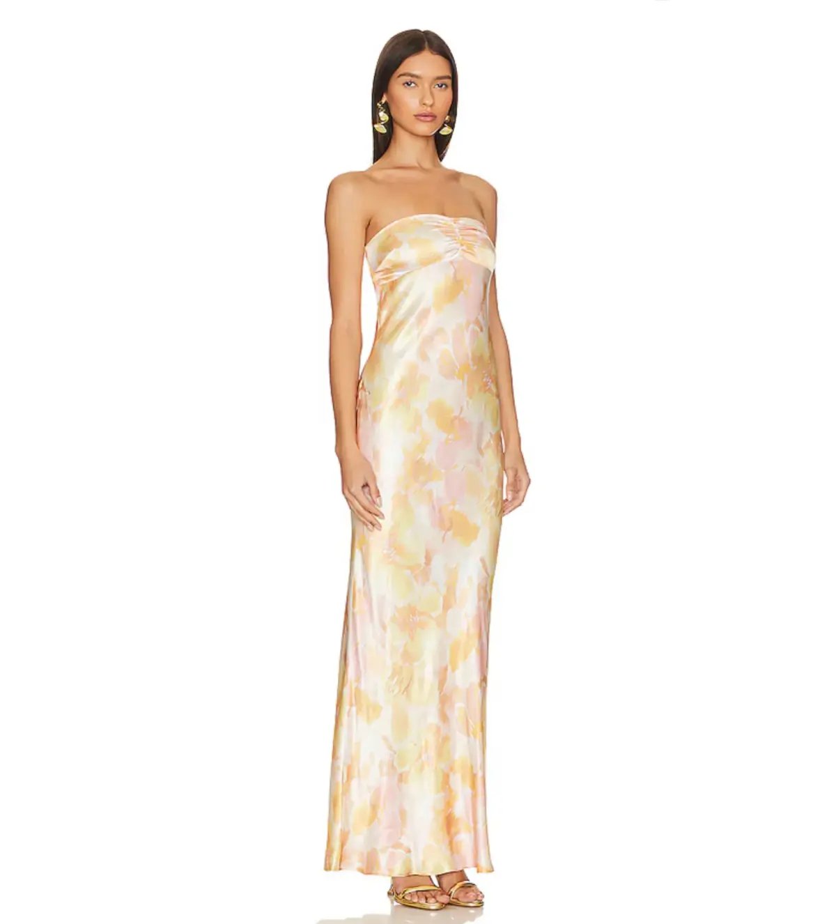 Bec & Bridge Indi Strapless Maxi Floral Size AU 8 photo 2