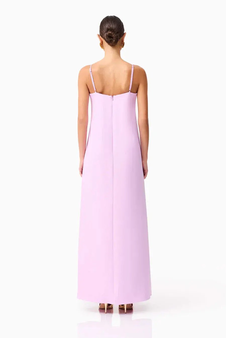 Elliatt Buttercup Embroidered Maxi Dress in Purple Size XS photo 2