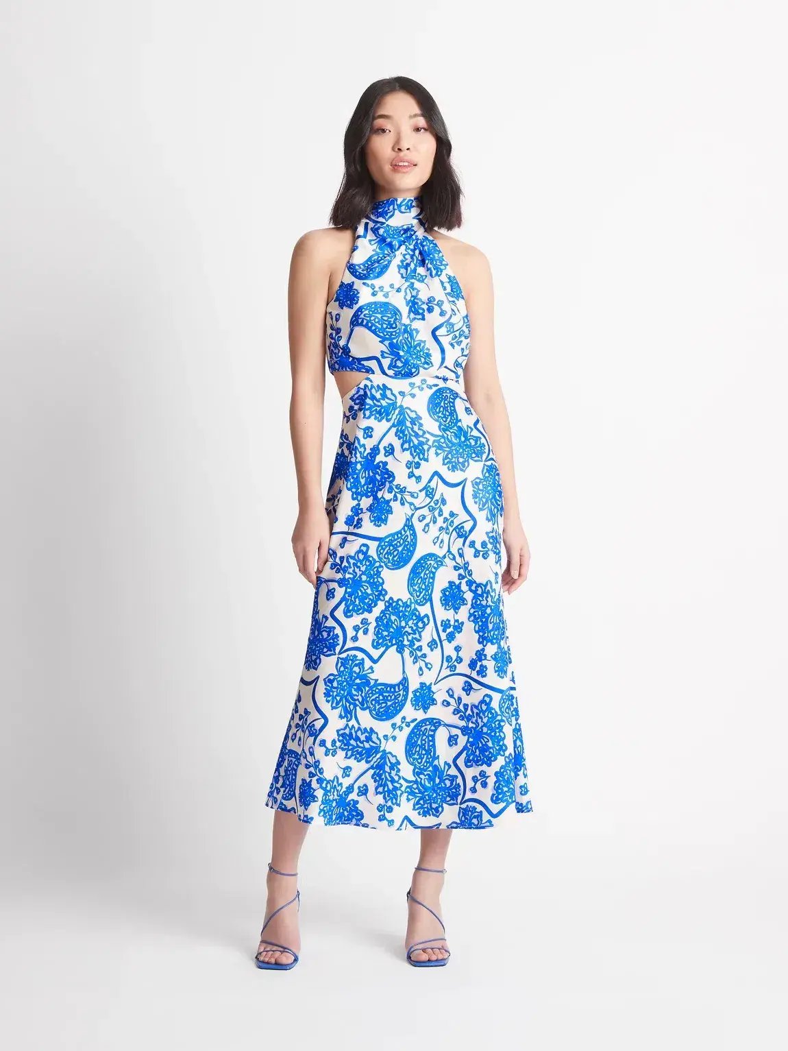 Sheike Cote Dazure Olivia Maxi Dress Print Size 16 photo 3