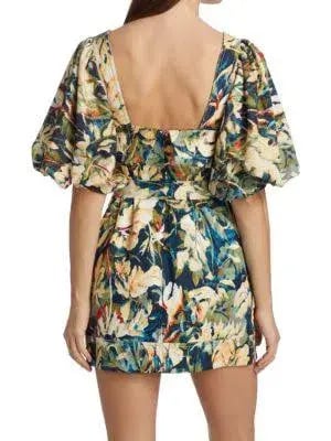 Acler Lovell Mini Dress Floral Size 10 photo 3