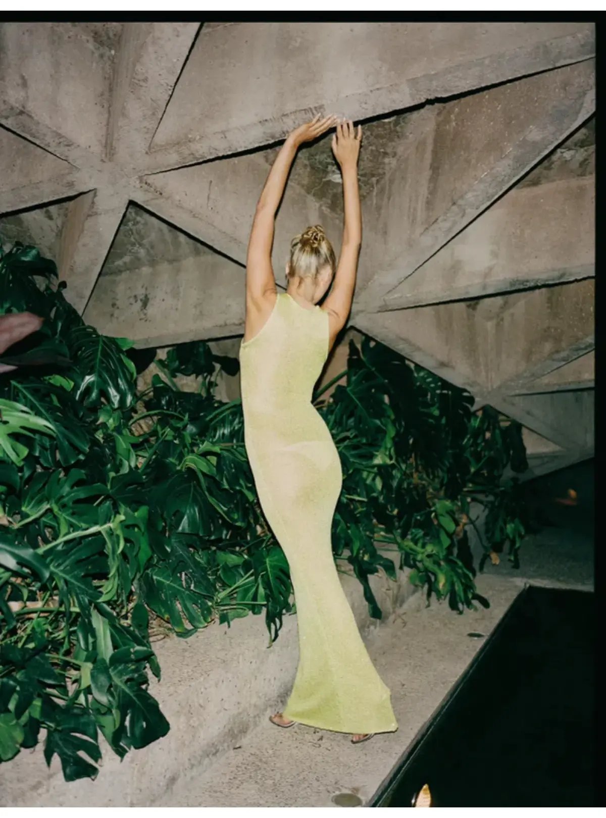 Astra resort Natalia Dress in Chartreuse Sequin Size XS / AU 6 photo 3