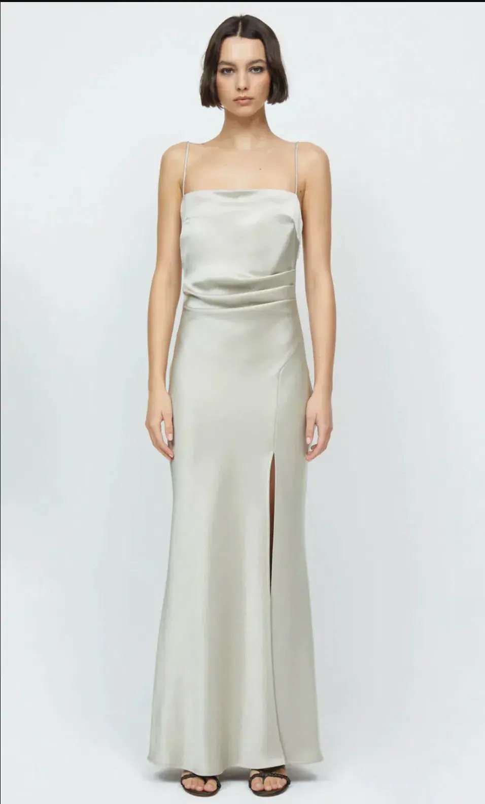 Bec + Bridge Nadia Maxi Ecru Gown Silver Size  8 photo 2