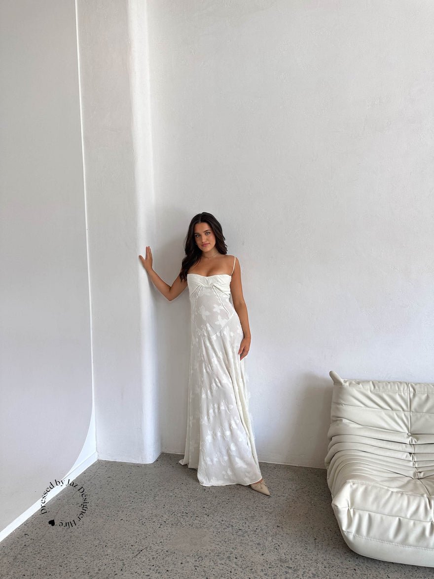 House of CB Seren Dress - Cream photo 3