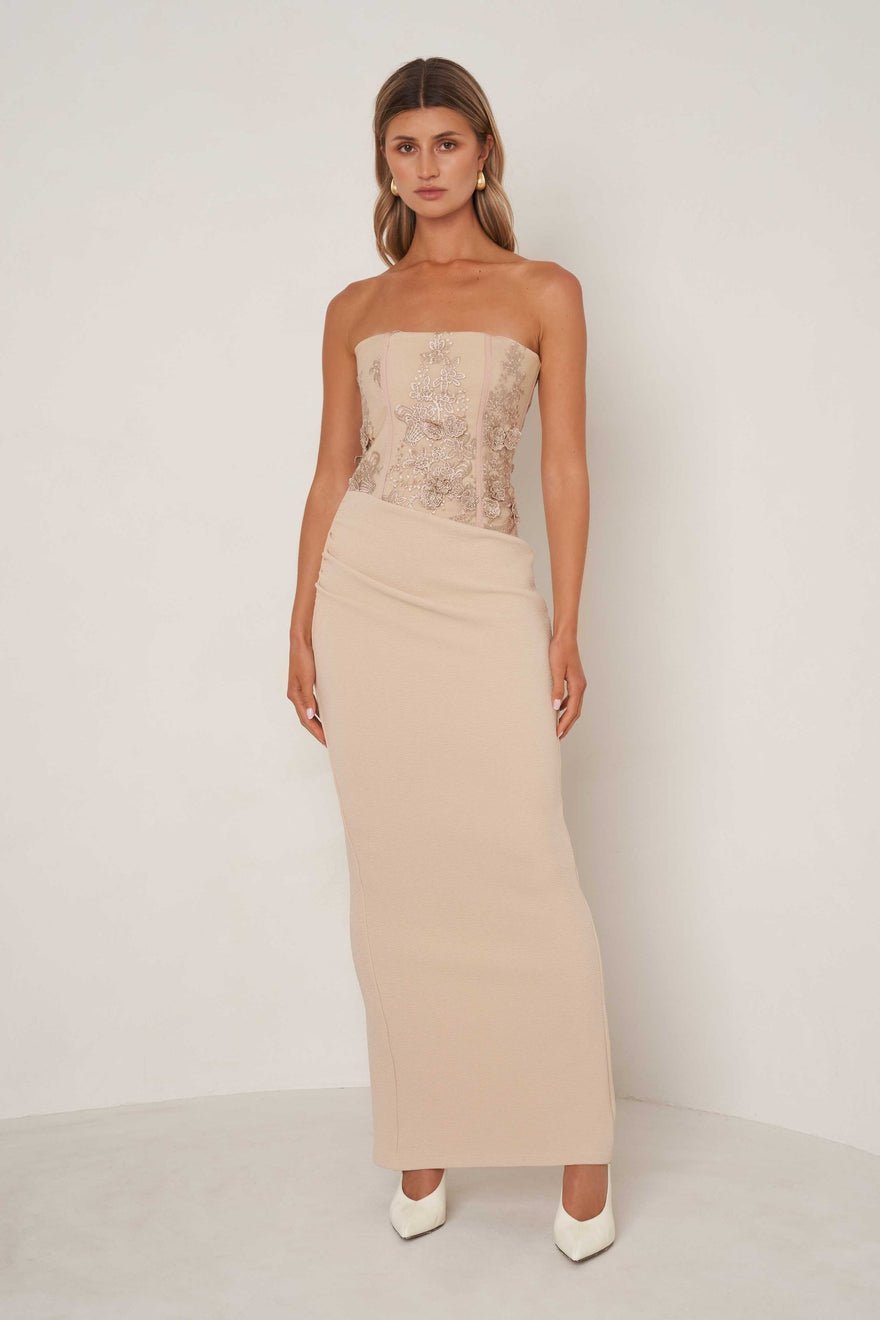 Elle Zeitoune Anastasia Dress - Ecru photo 3
