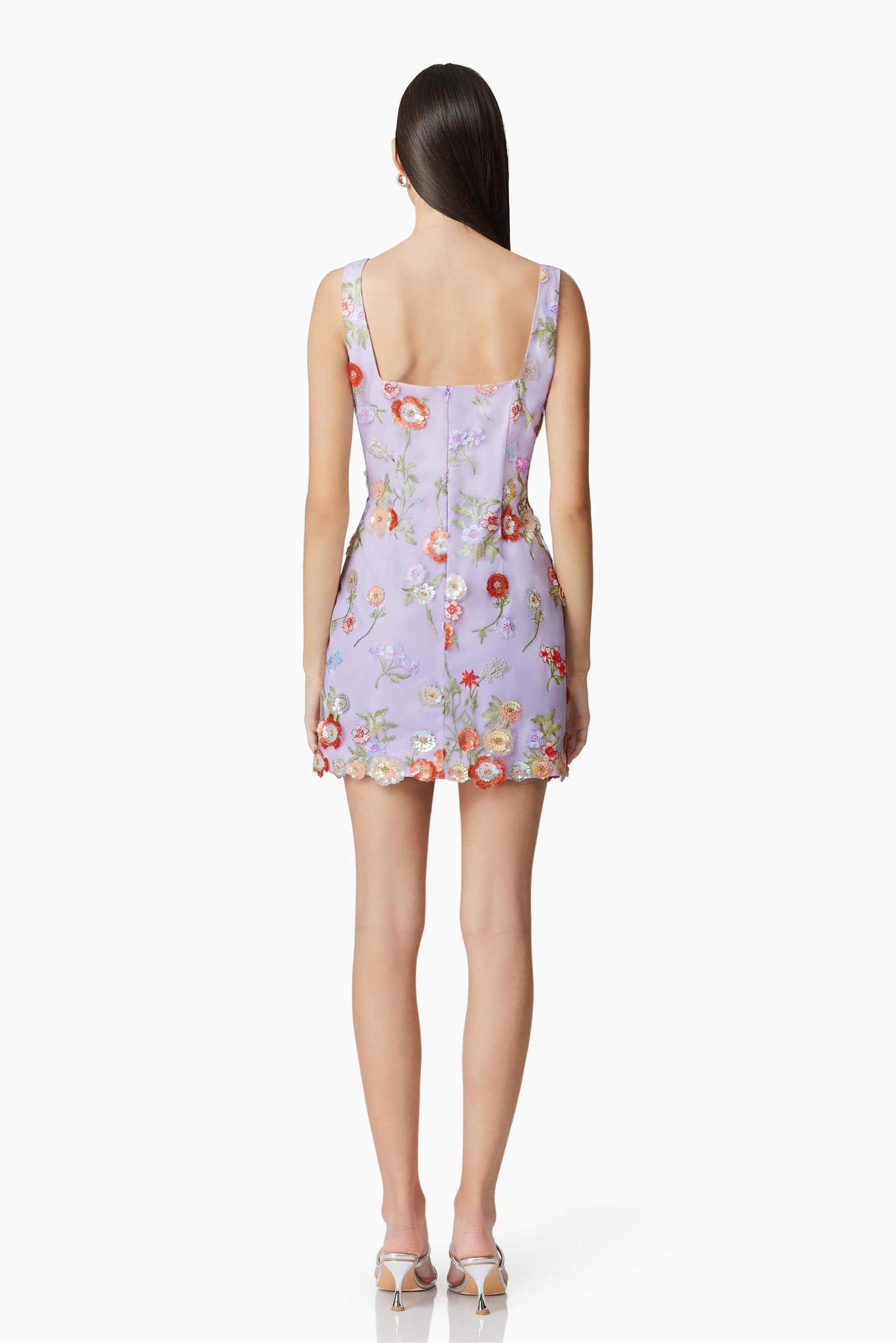 ELLIATT NAYA MINI DRESS - LILAC MULTI photo 3
