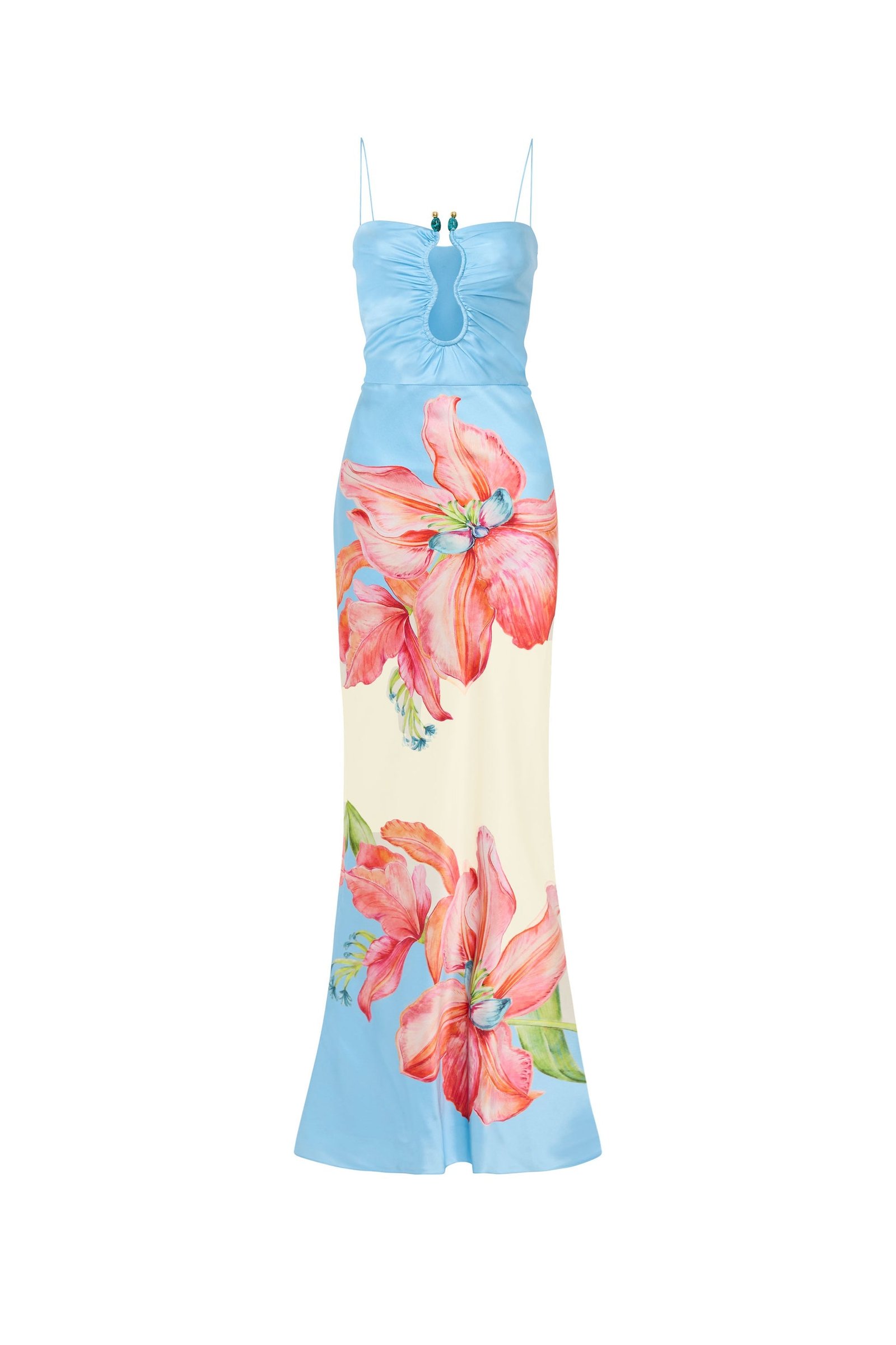 Orchid Oasis Strap Gown photo 9