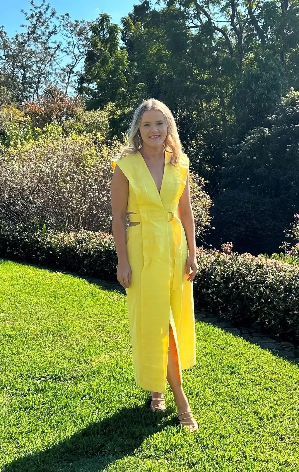 Acler Shefford Dress Yellow Size 8 photo 2
