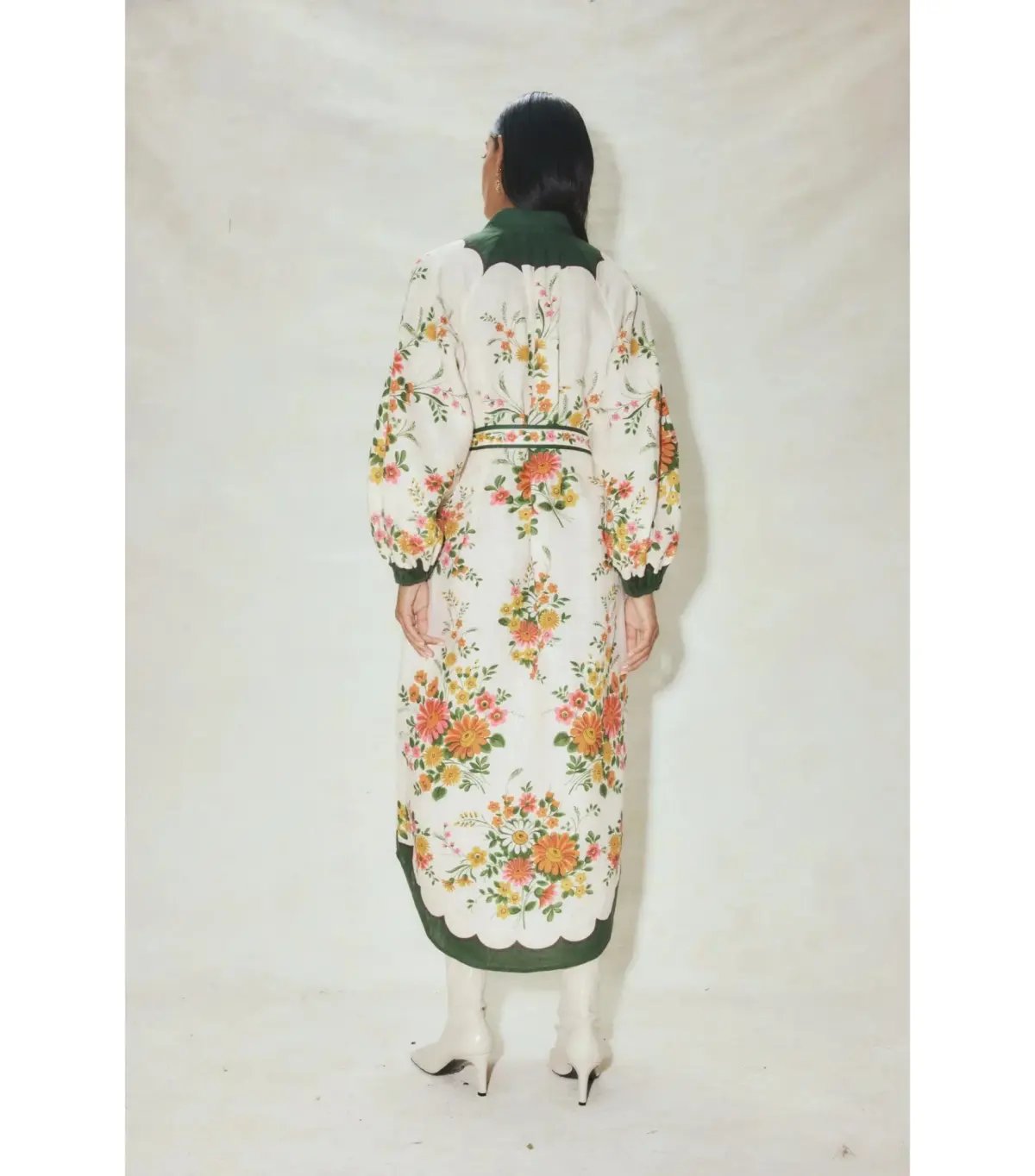 Alemais Elisabetta Midi Shirtdess Floral Size AU 14 photo 4