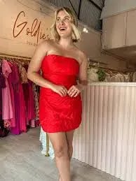 Aje Anima Ruched Mini Dress Size 12 photo 3