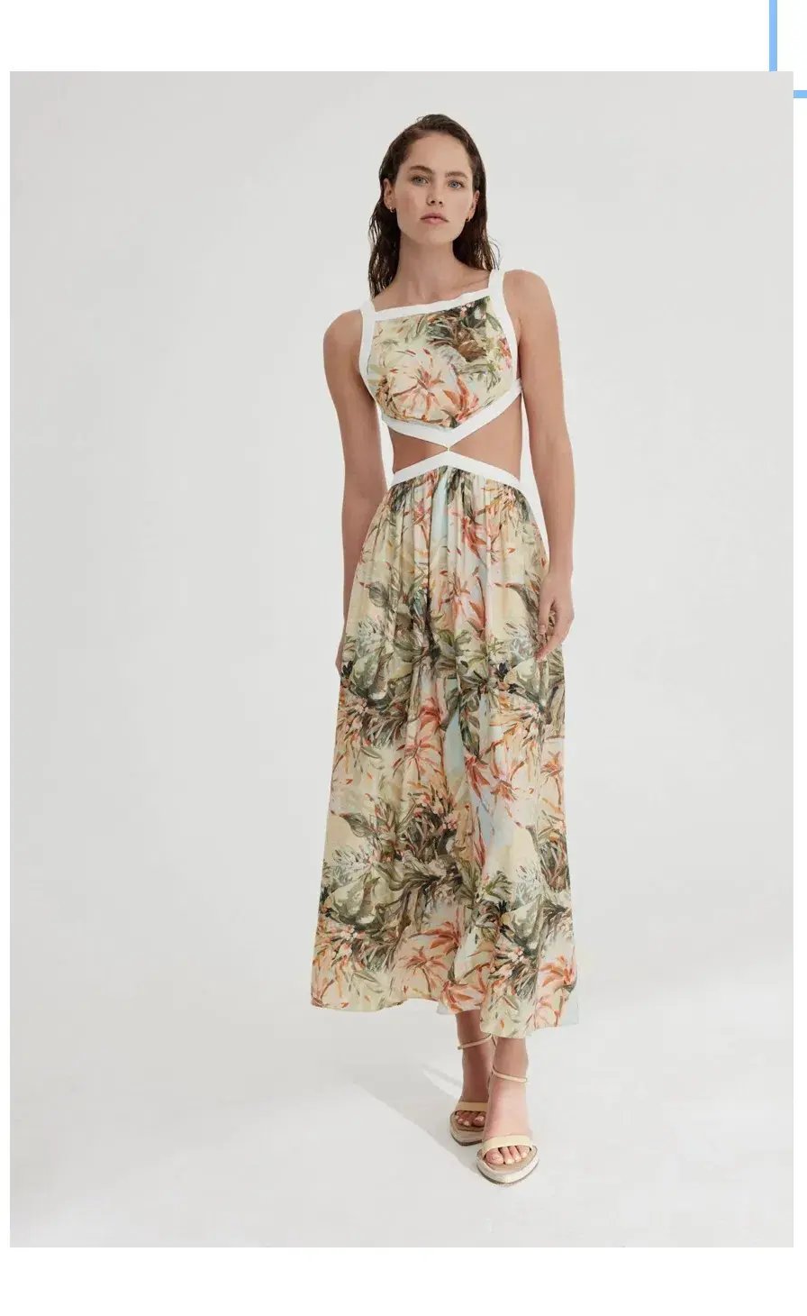 Significant Other Marino Dress Floral Size 6 photo 4