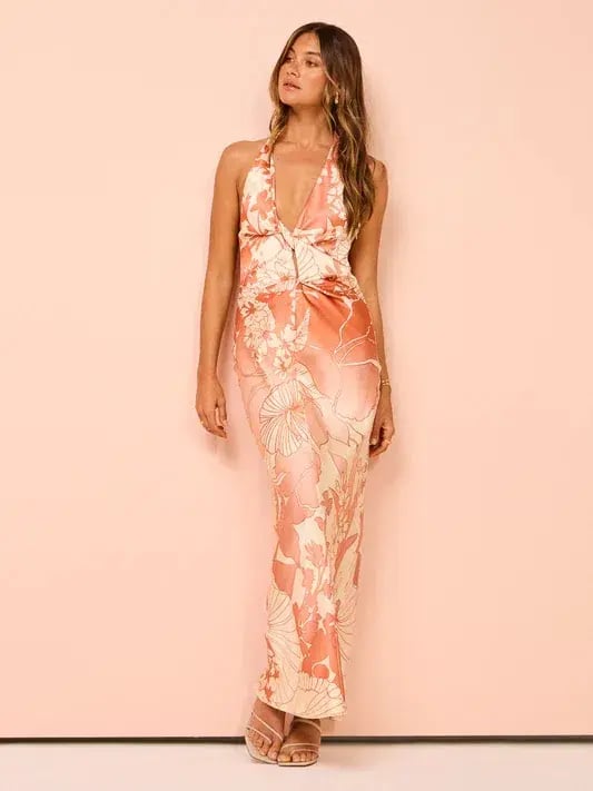 Sir The Label Como Twist Dress Paradiso Print Size 2 / AU 10 photo 2
