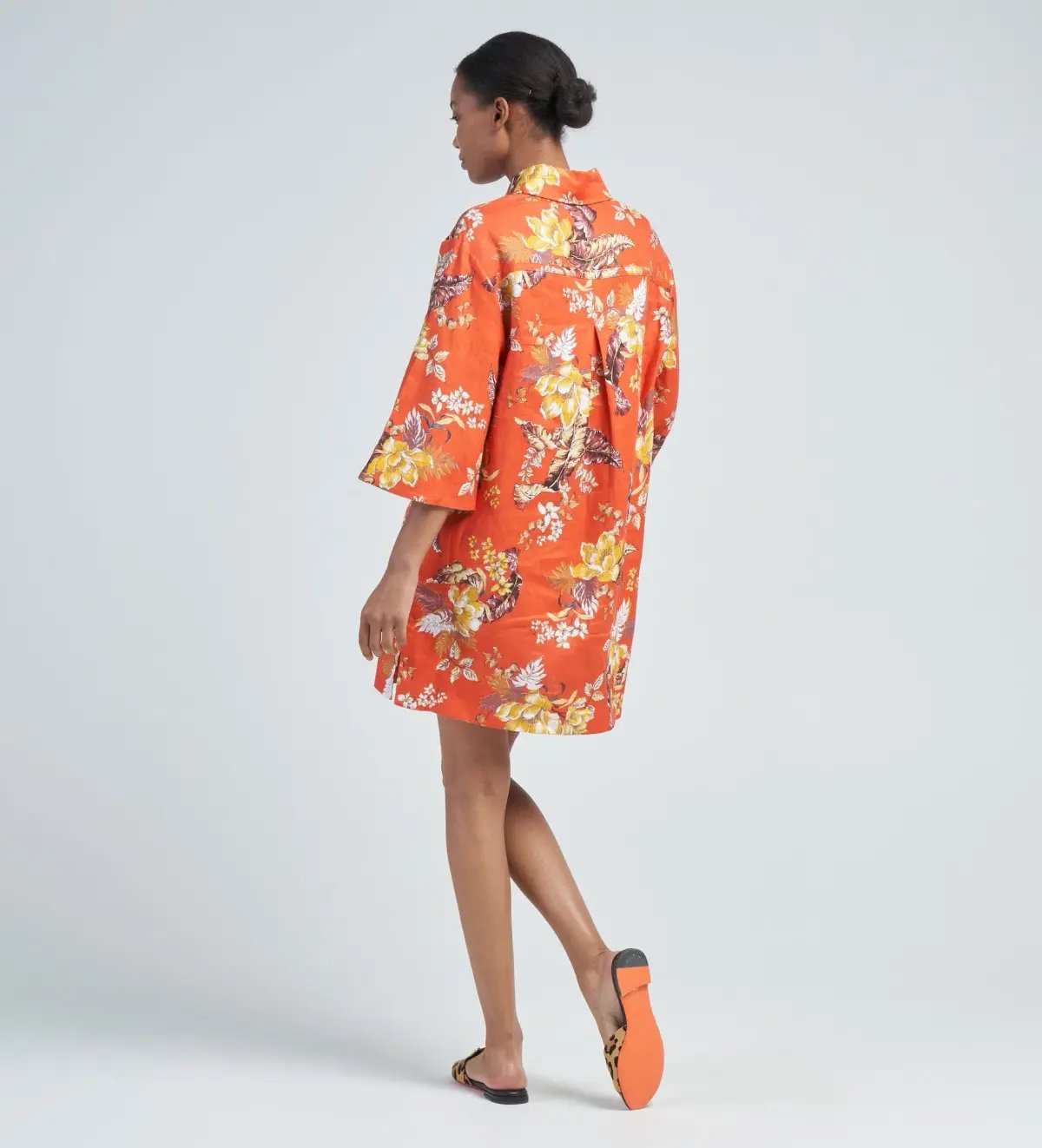 Zimmermann The Matchmaker Tunic Mini Dress in Red Tropical Floral Size 3 / AU 14 photo 2