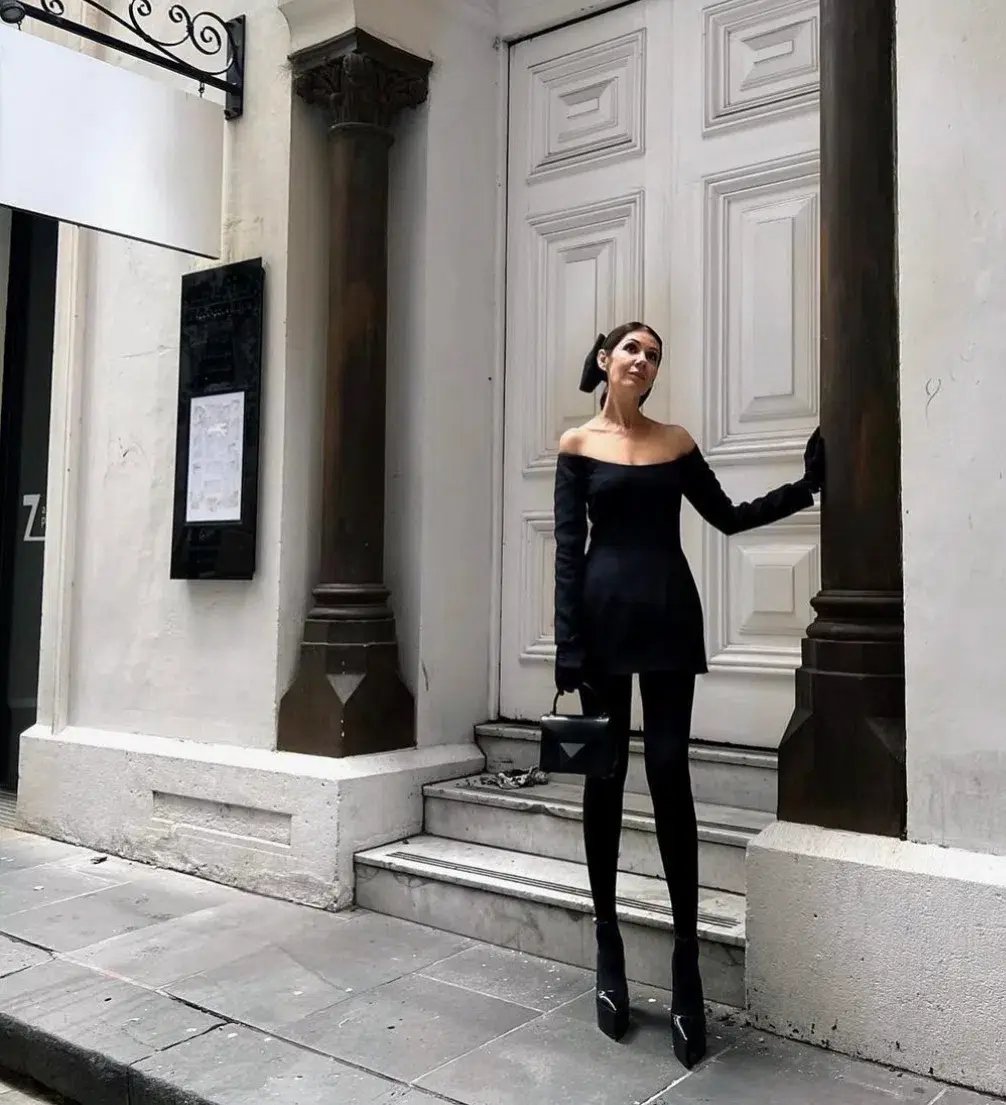 Valentino Black runway mini dress photo 3