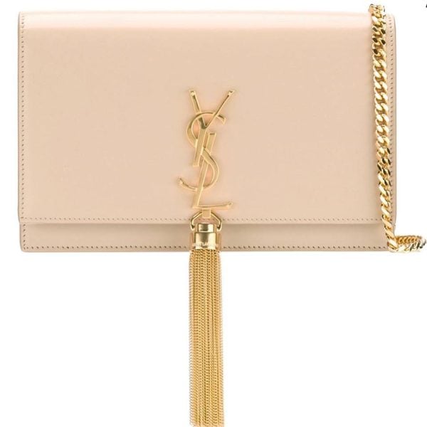 Saint Laurent Kate Tassel Handbag Nude - For Sale photo 4