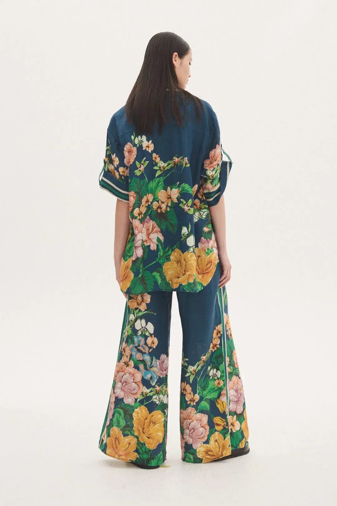 Alemais Lyla Pant and Shirt Set Floral Size 8 photo 2