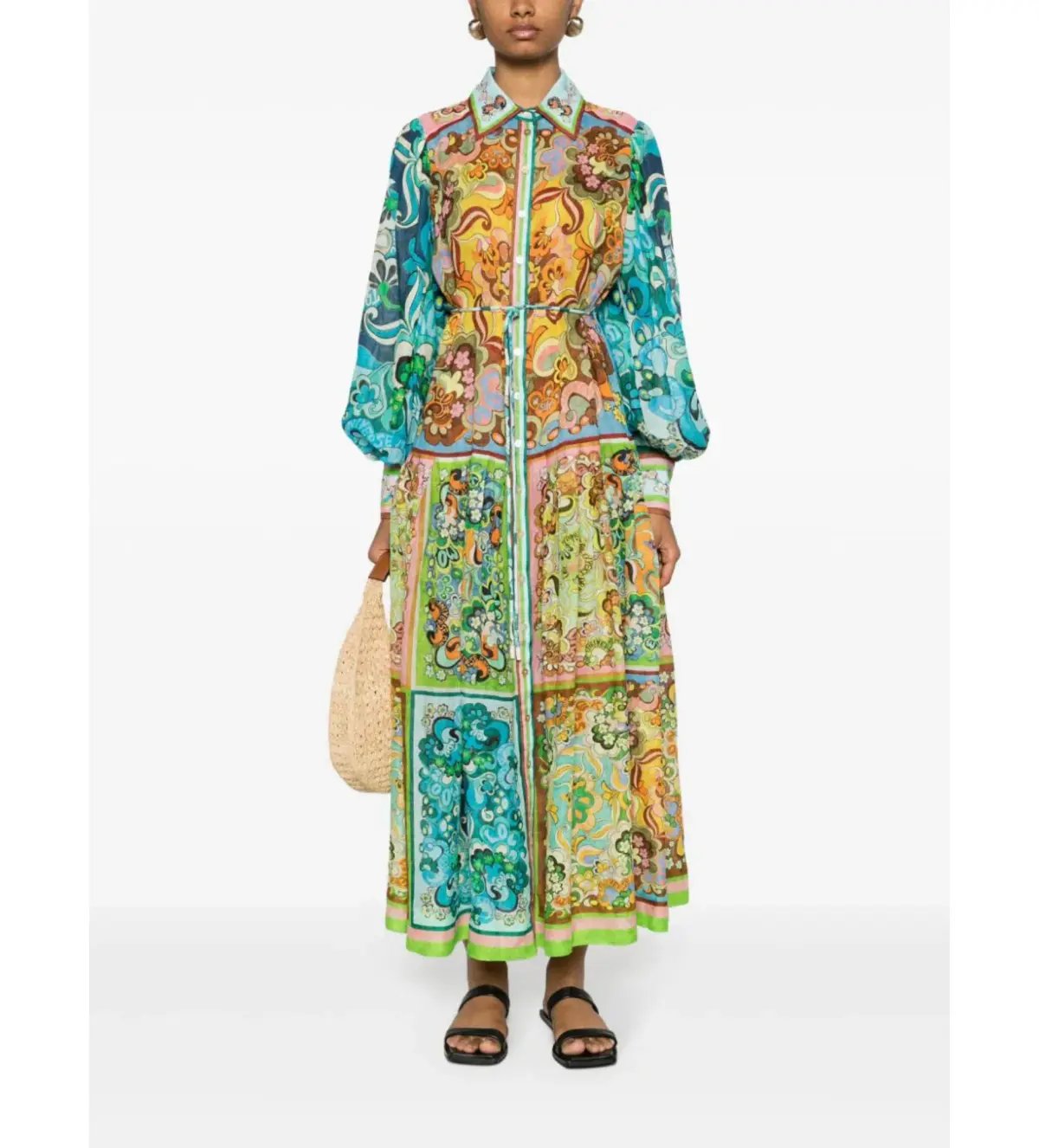 Alemais Dreamer Shirtdress Multi Size 14 photo 2