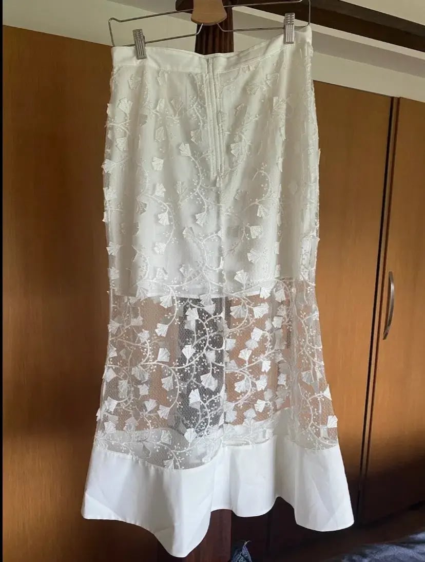 Alice McCall Pretty On The Inside Top & A Little Soul Skirt Set White Size 12 photo 5