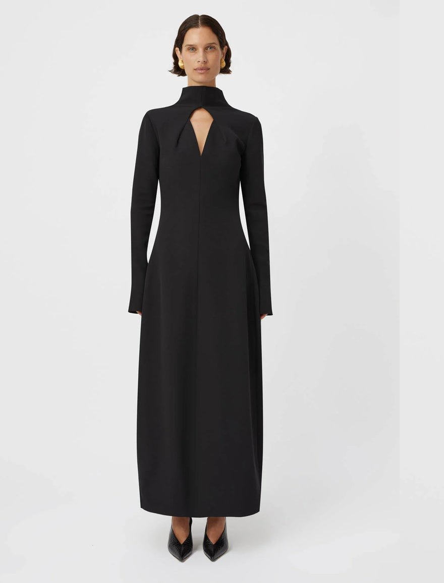 Camilla & Marc The Tenera Cocoon Maxi Dress In Black photo 4