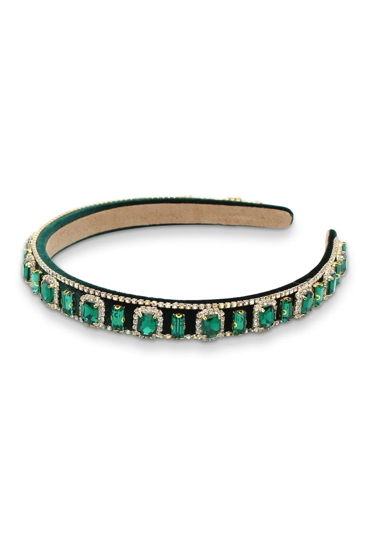 MORGAN & TAYLOR SABINE HEADBAND - EMERALD photo 3