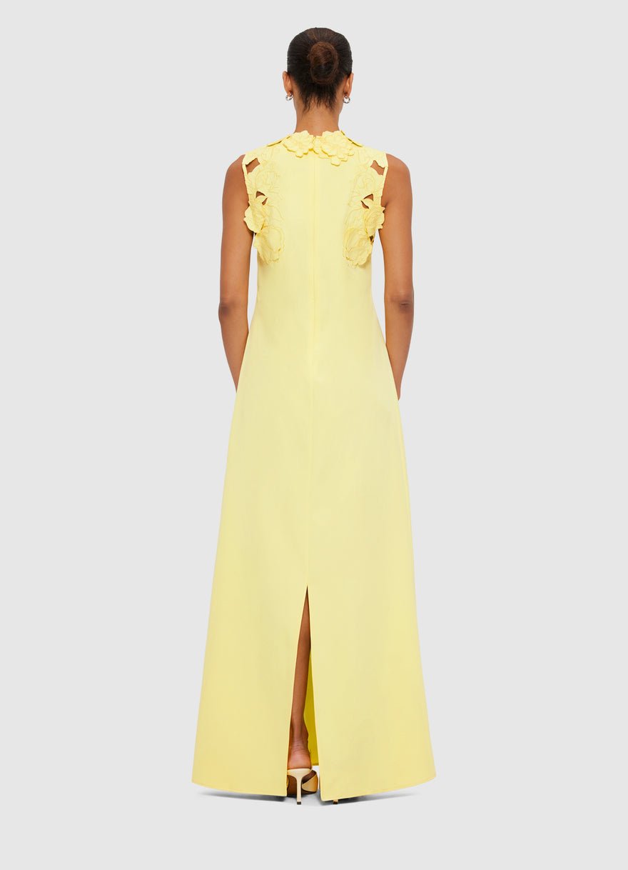 Leo Lin Solene Applique Maxi Dress photo 2