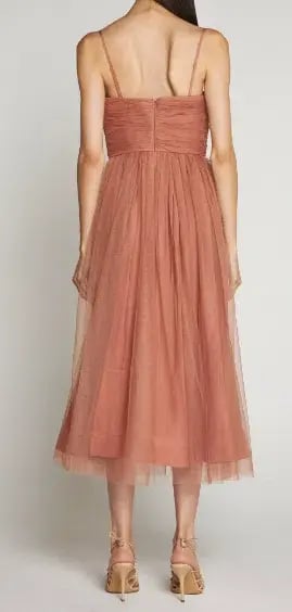 Zimmermann Tulle Midi Dress Lipstick Size 1 / AU 10 photo 2