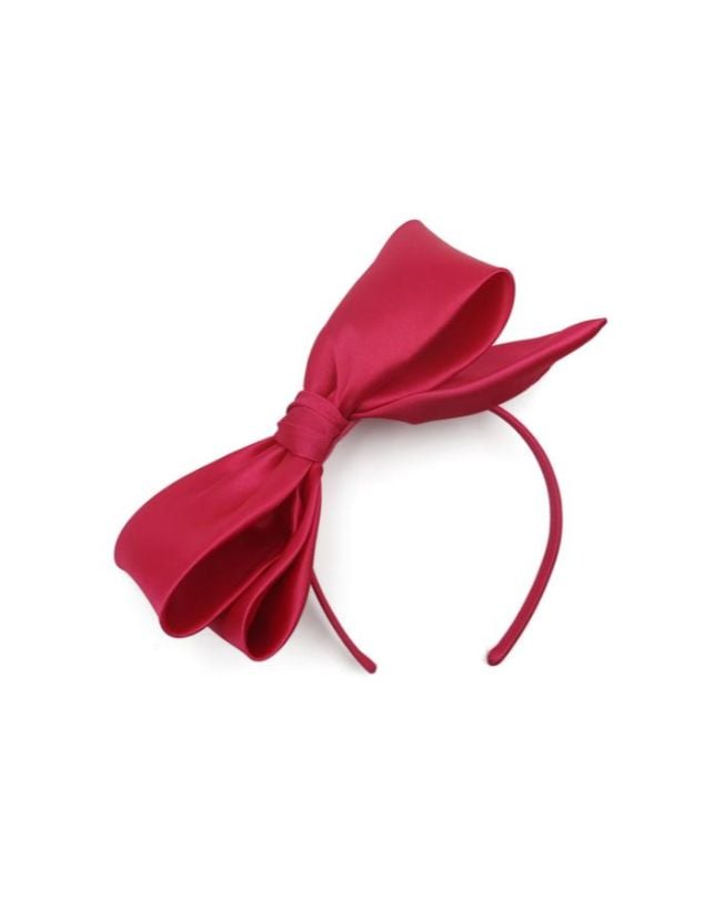 Morgan & Taylor Vada Bow Fascinator, Hot Pink photo 2