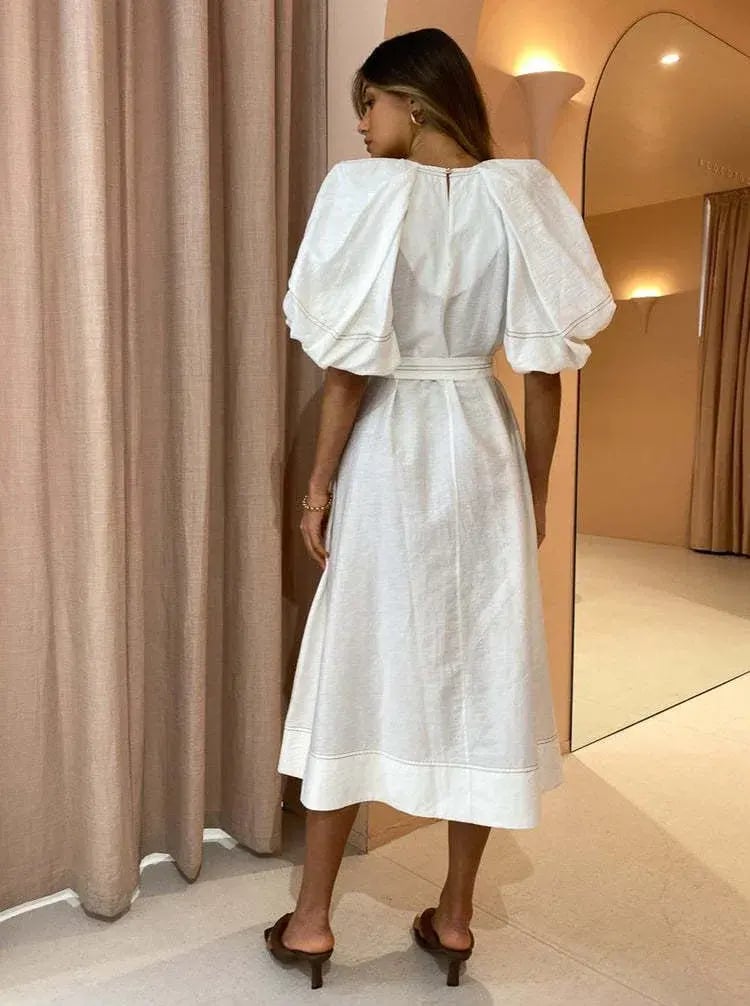 Acler Harlow Dress White Size 10 photo 2
