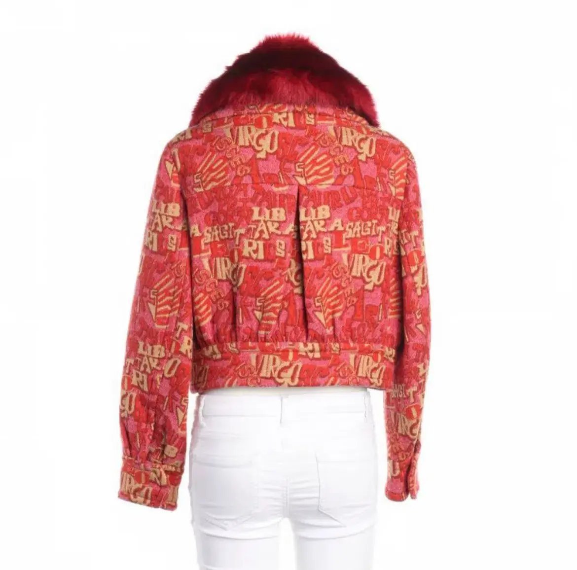 Zimmermann Kaleidoscope Faux Fur Bomber Jacket Size 1 / AU10 photo 3